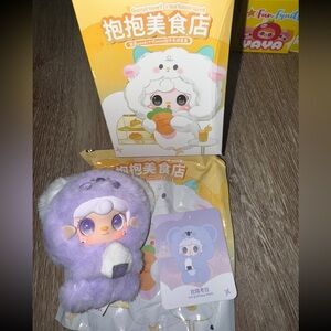 Purple Plush Toy with Cute Character Design